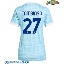 Maglie da calcio Juventus Andrea Cambiaso #27 Seconda Maglia Femminile 2025-26 Manica Corta